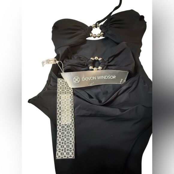 DEVON WINDSOR Nala Swimsuit black NWT - Picture 4 of 6